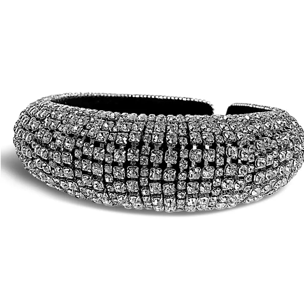 Silver Embellished Headband Anisa Sojka