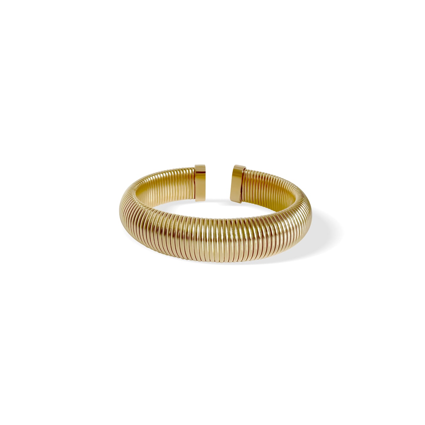 Anisa Sojka Ribbed Cuff Bangle