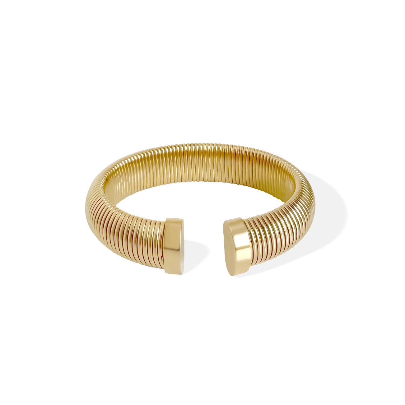 Anisa Sojka Ribbed Cuff Bangle