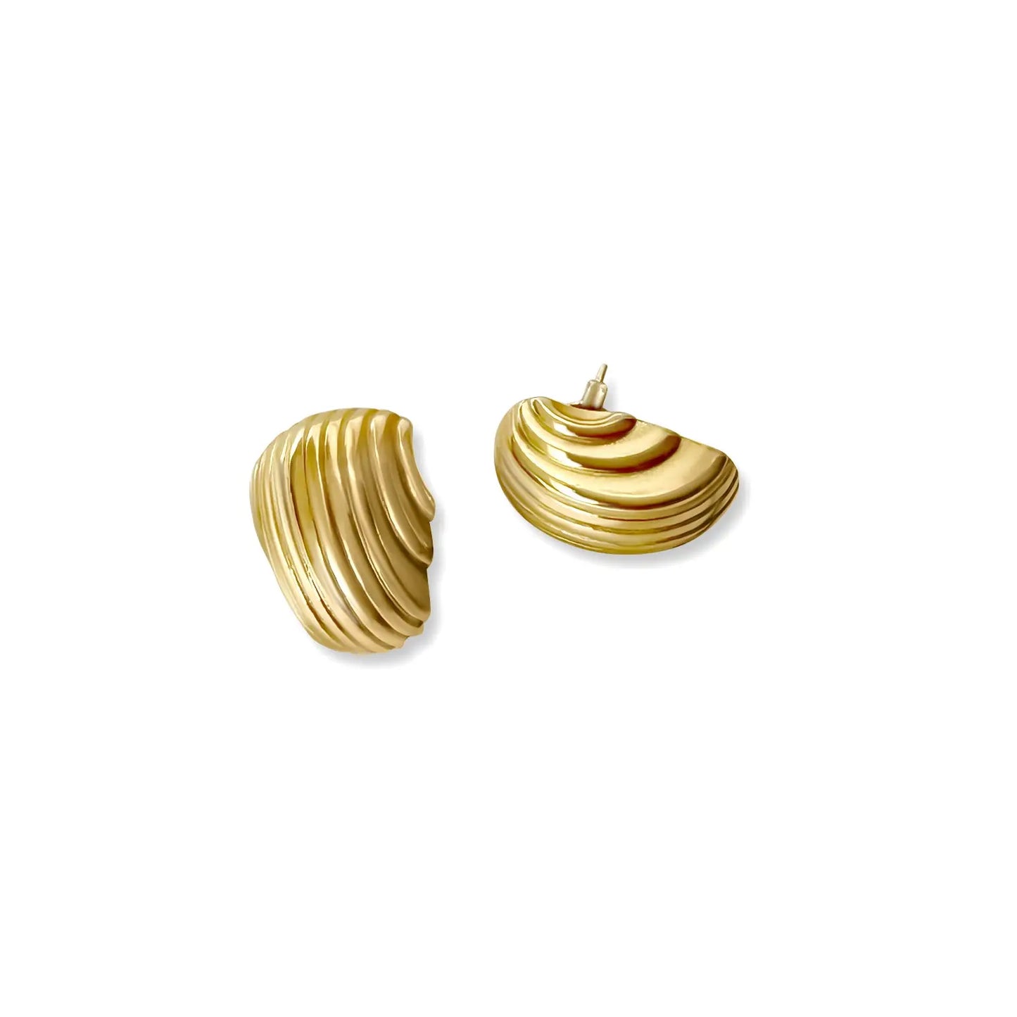 Chunky Ridge Earrings Anisa Sojka
