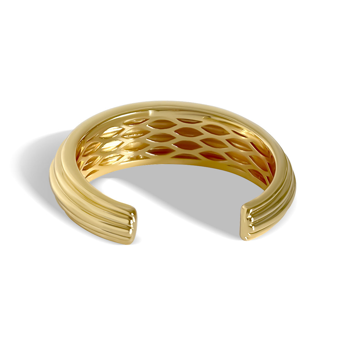 Anisa Sojka Gold Chunky Bangle