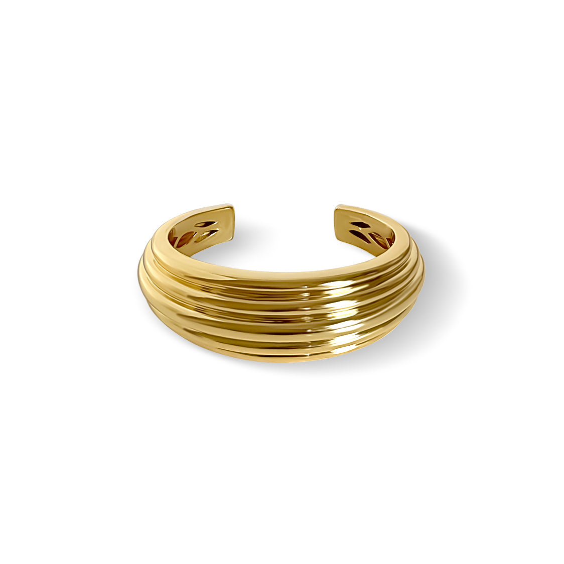Anisa Sojka Gold Chunky Bangle
