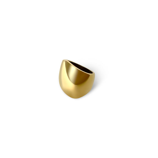 Anisa Sojka Gold Chunky Dome Ring
