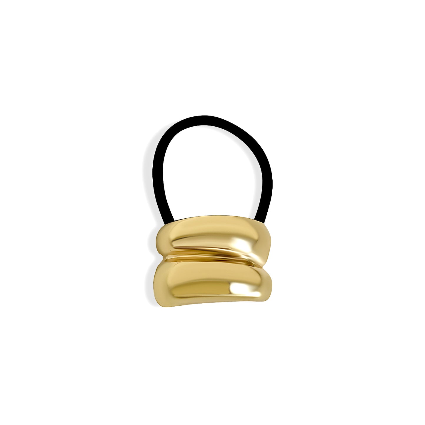 Anisa Sojka Gold Mini Metal Hair Tie