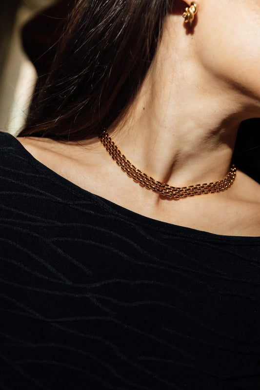 Watch Band Necklace & Bracelet Set Anisa Sojka