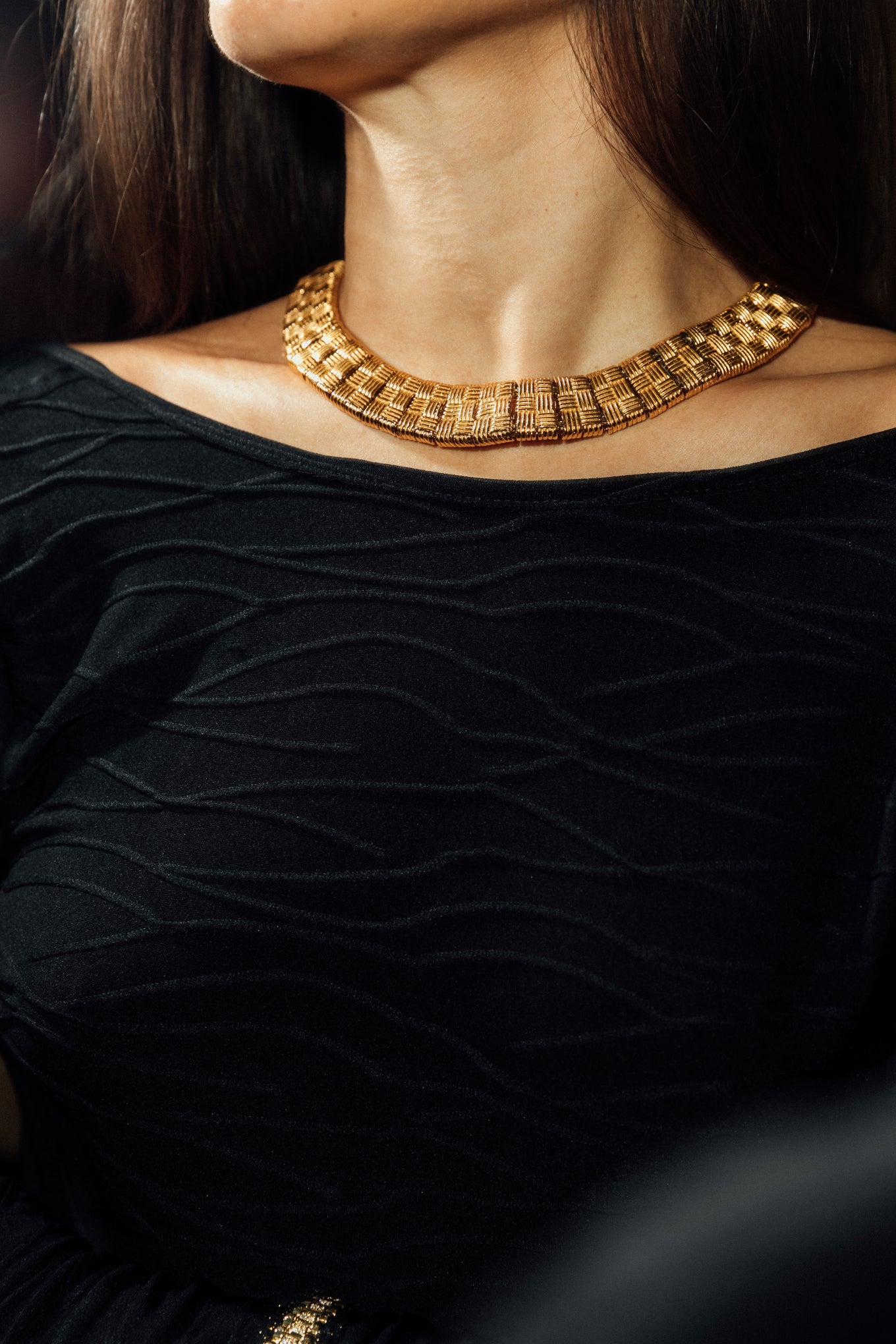 Anisa Sojka Chunky Woven Necklace