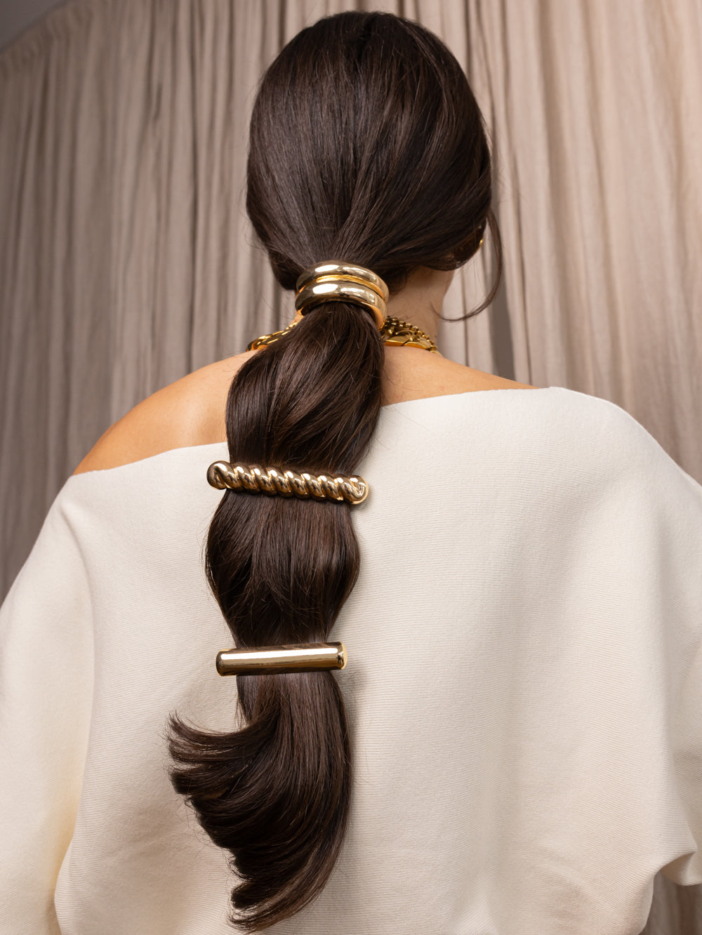 Anisa Sojka Gold Hair Clip
