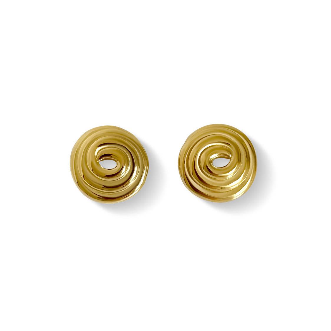 Anisa Sojka x Juliet Angus Gold Twirl Earrings
