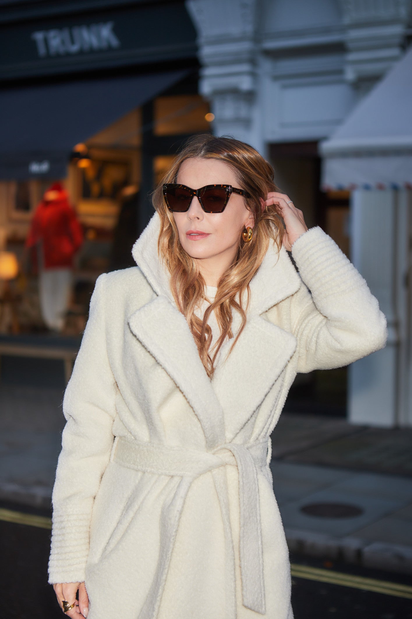 Anisa Sojka Gold Chubby Hoop Earrings