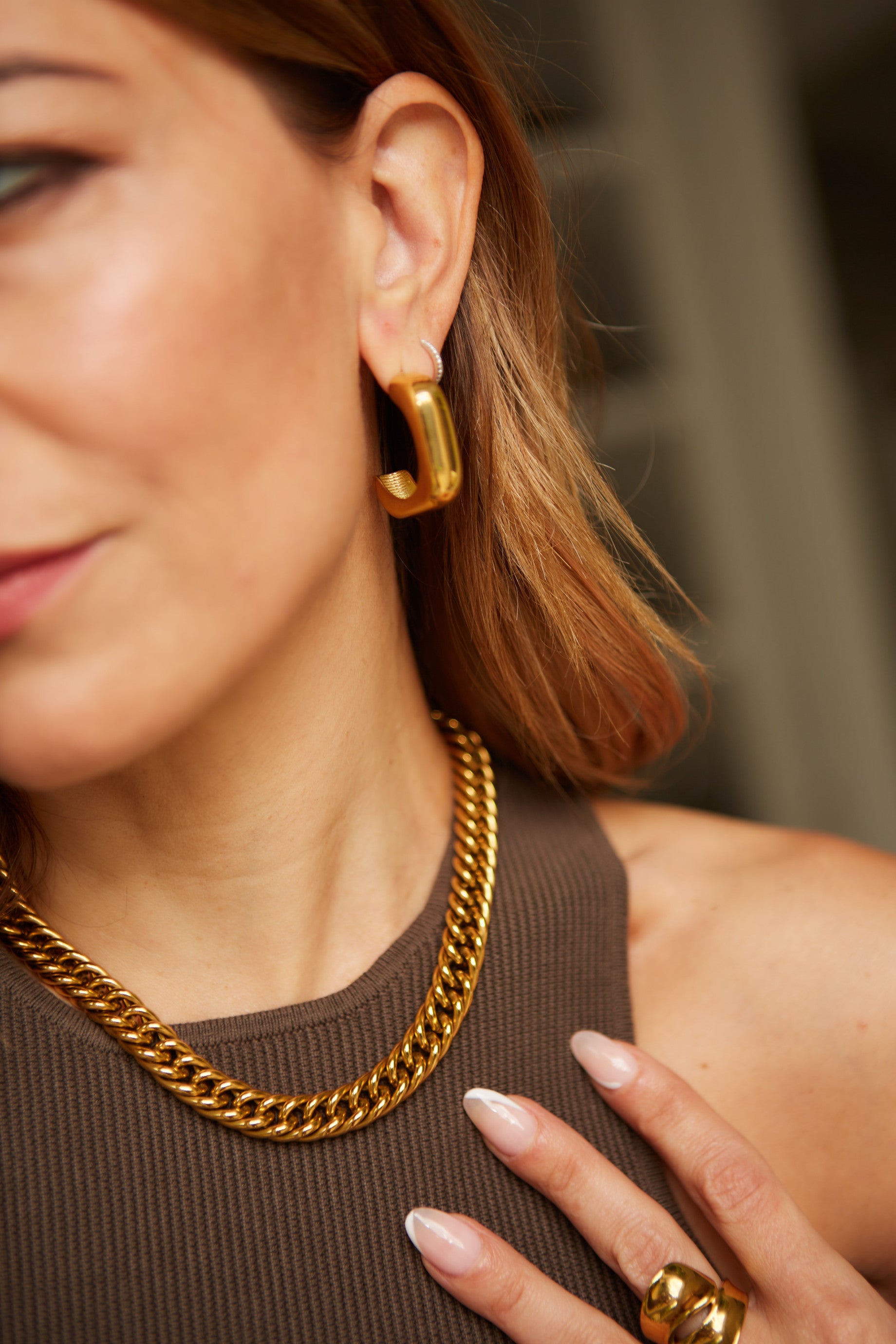 The Gold Mini Anisa Sojka x Juliet Angus Necklace