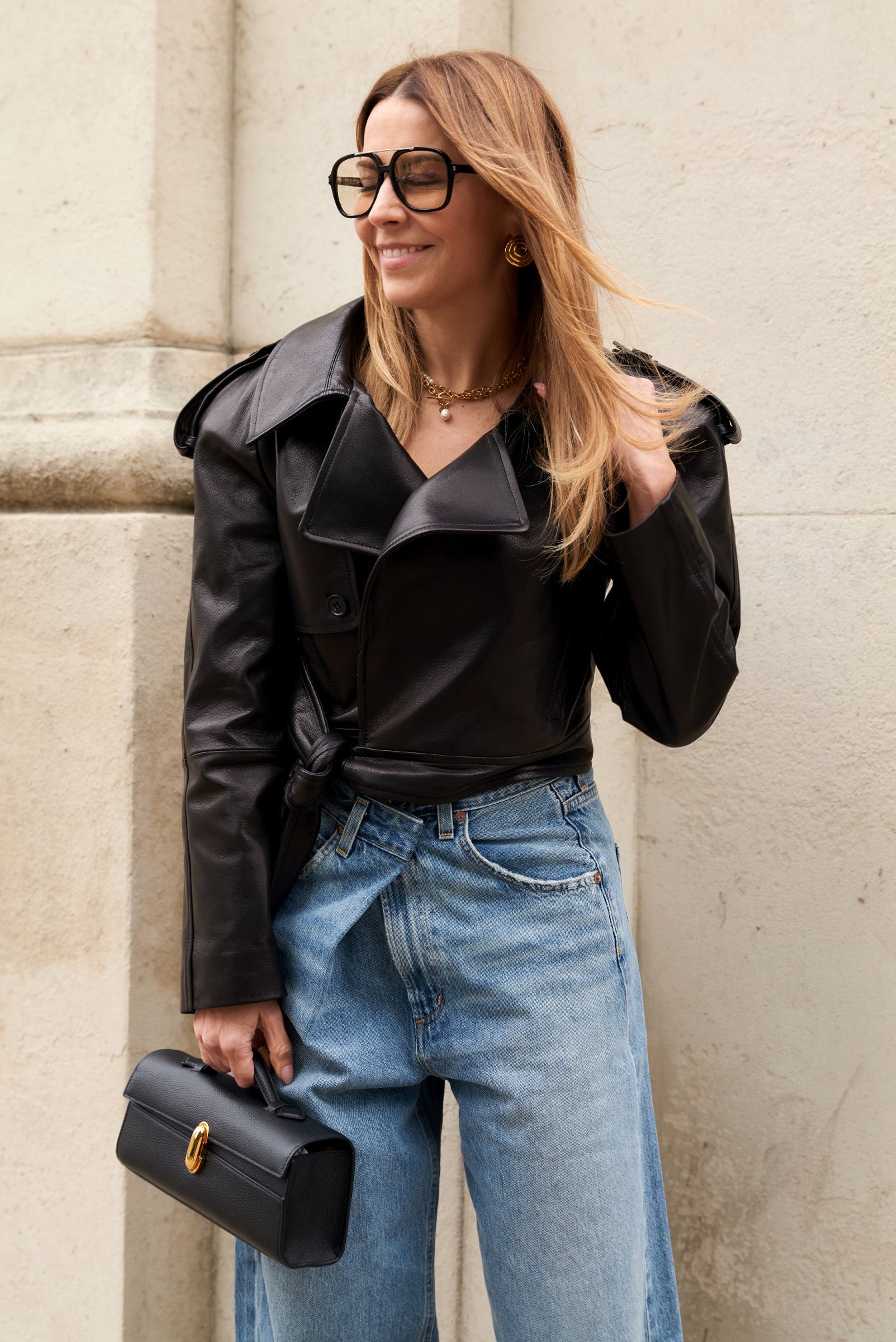 The Anisa Sojka x Juliet Angus Pearl Wrap Necklace