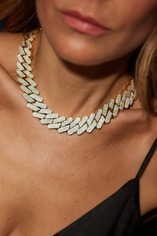 The Gold Juliet Embellished Necklace Anisa Sojka