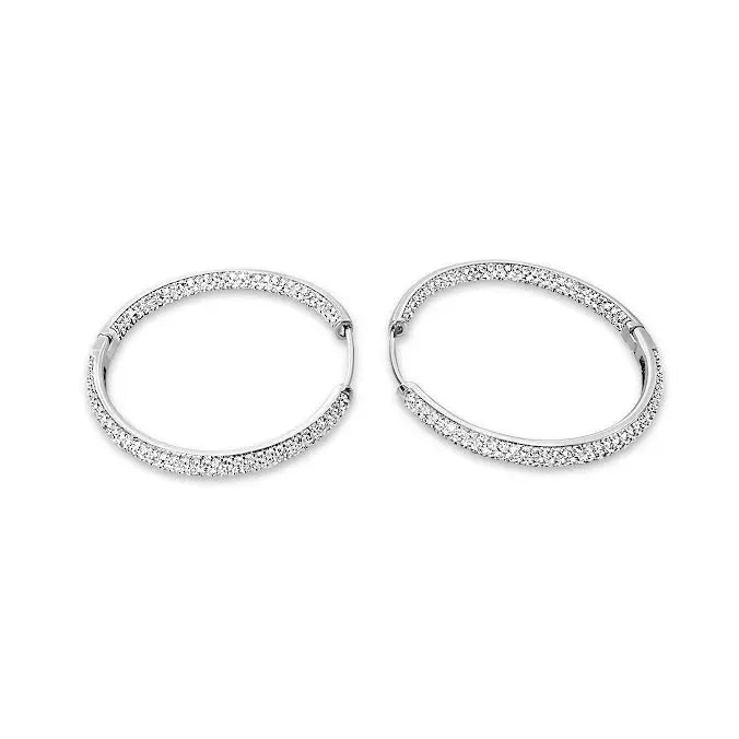 The Juliet Embellished Hoop Earrings Anisa Sojka