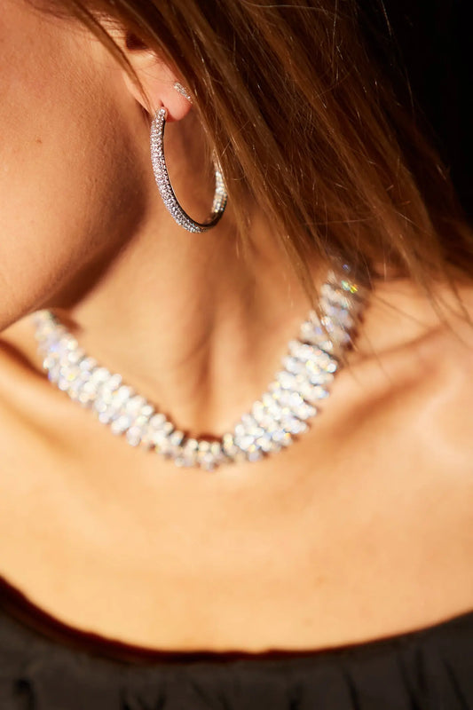 The Juliet Embellished Hoop Earrings Anisa Sojka