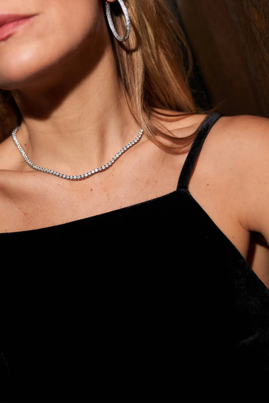 The Juliet Tennis Necklace Anisa Sojka