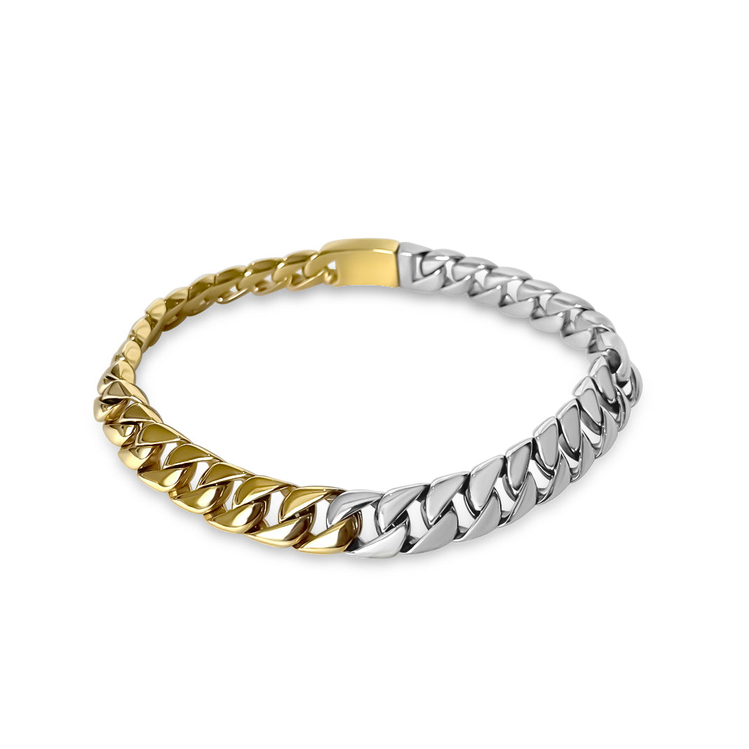 Anisa Sojka Gold & Silver Mini Chunky Chain Necklace