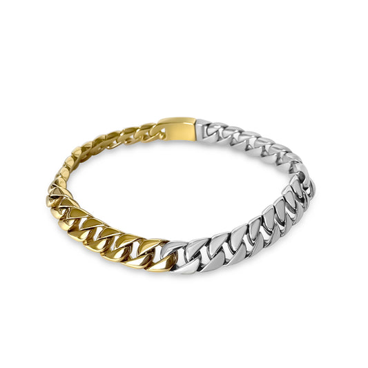Anisa Sojka Gold & Silver Mini Chunky Chain Necklace