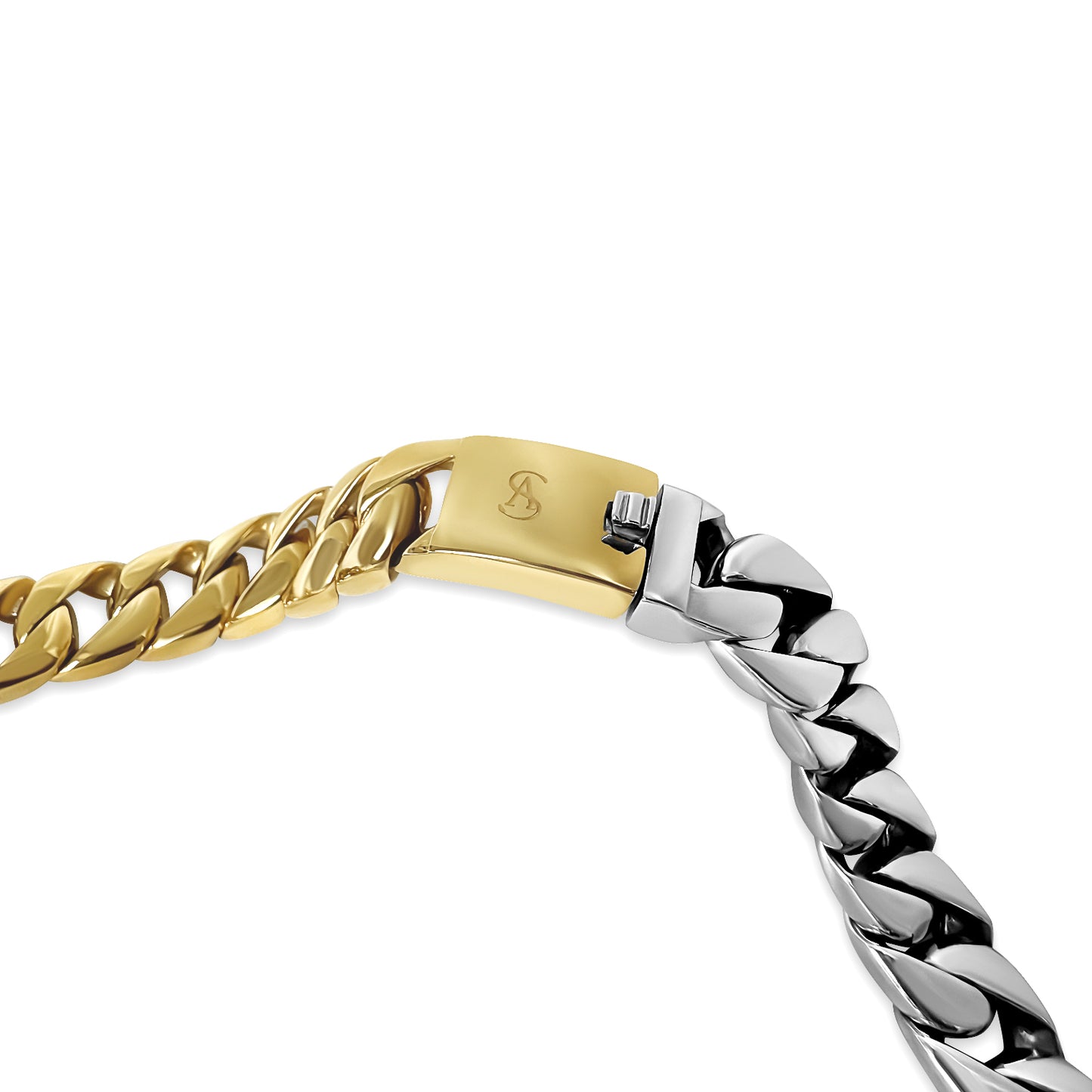 Anisa Sojka Gold & Silver Mini Chunky Chain Necklace