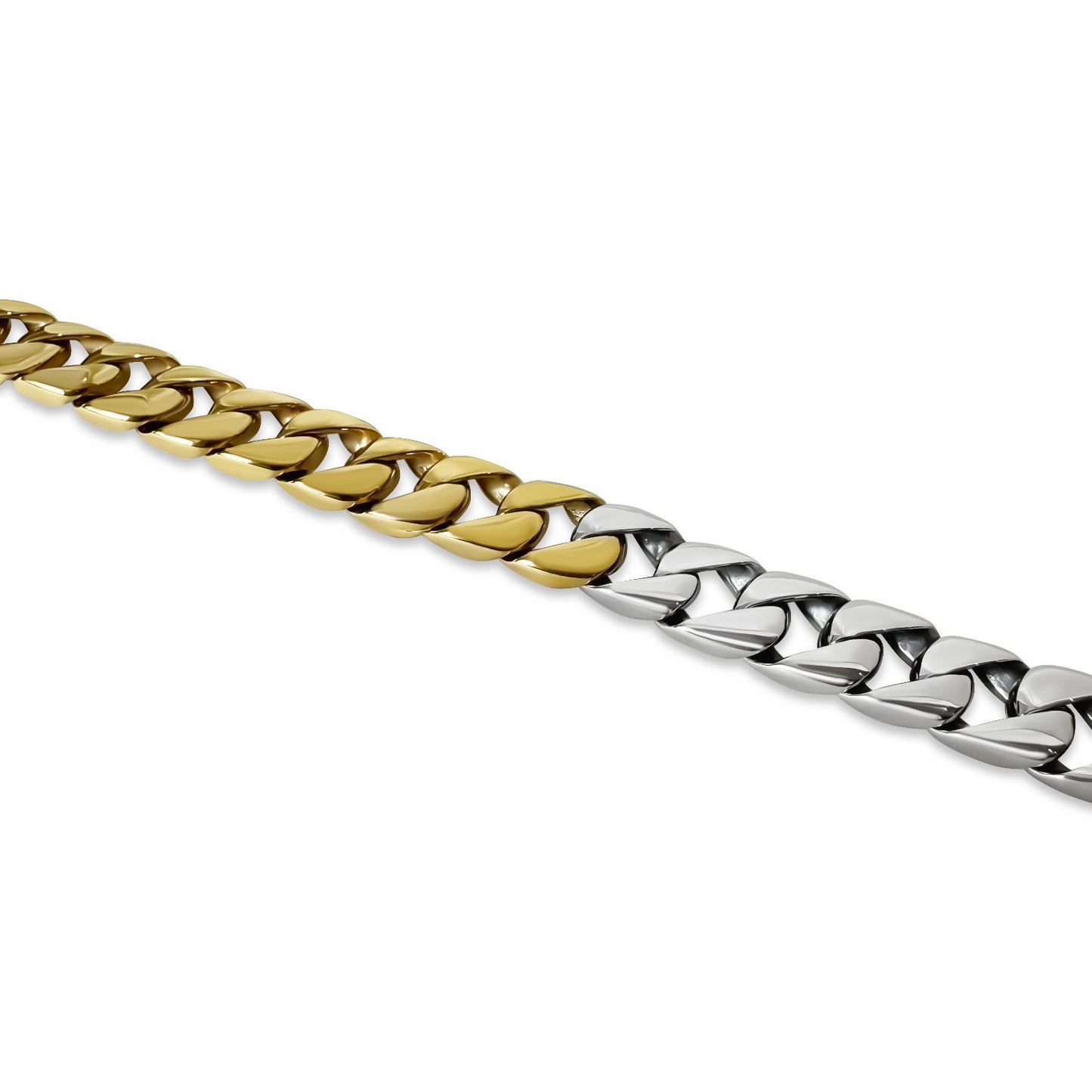 Anisa Sojka Gold & Silver Mini Chunky Chain Necklace