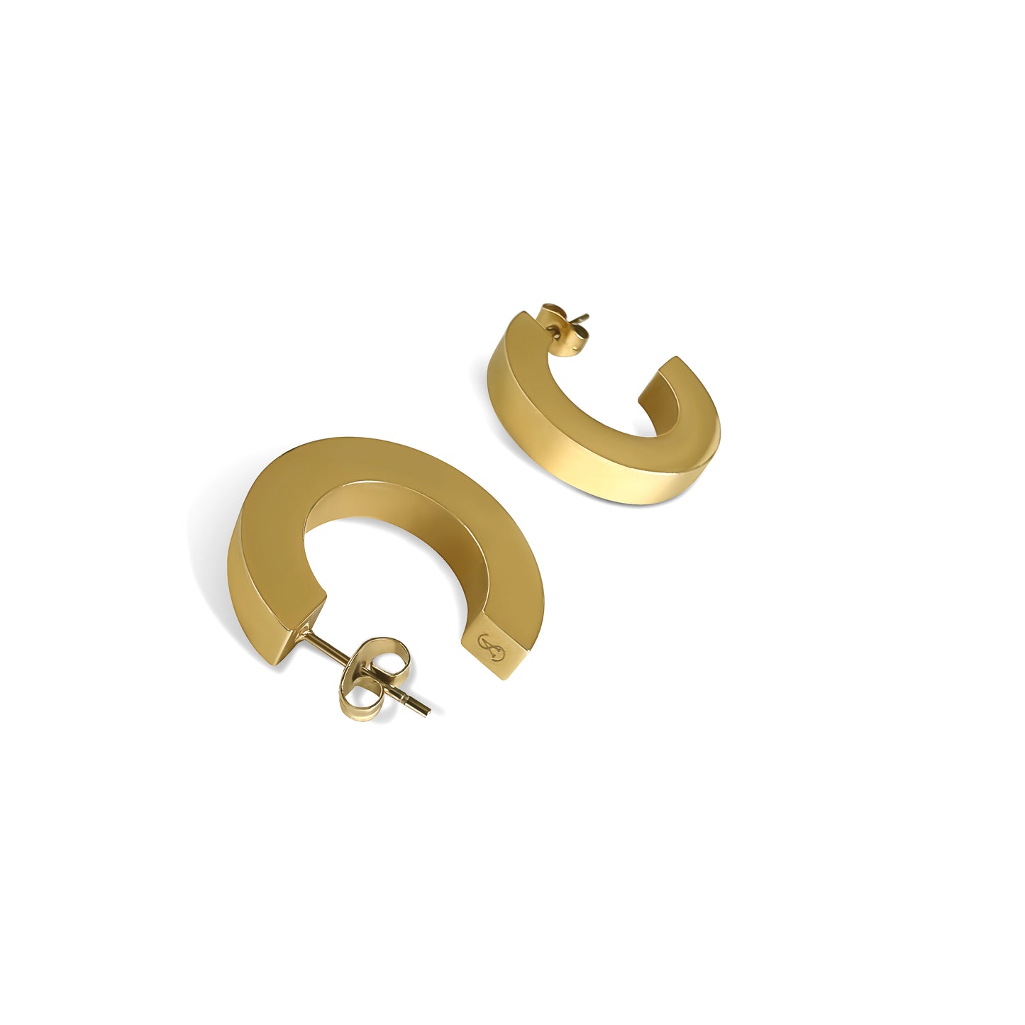 Anisa Sojka Square Edge Hoop Earrings