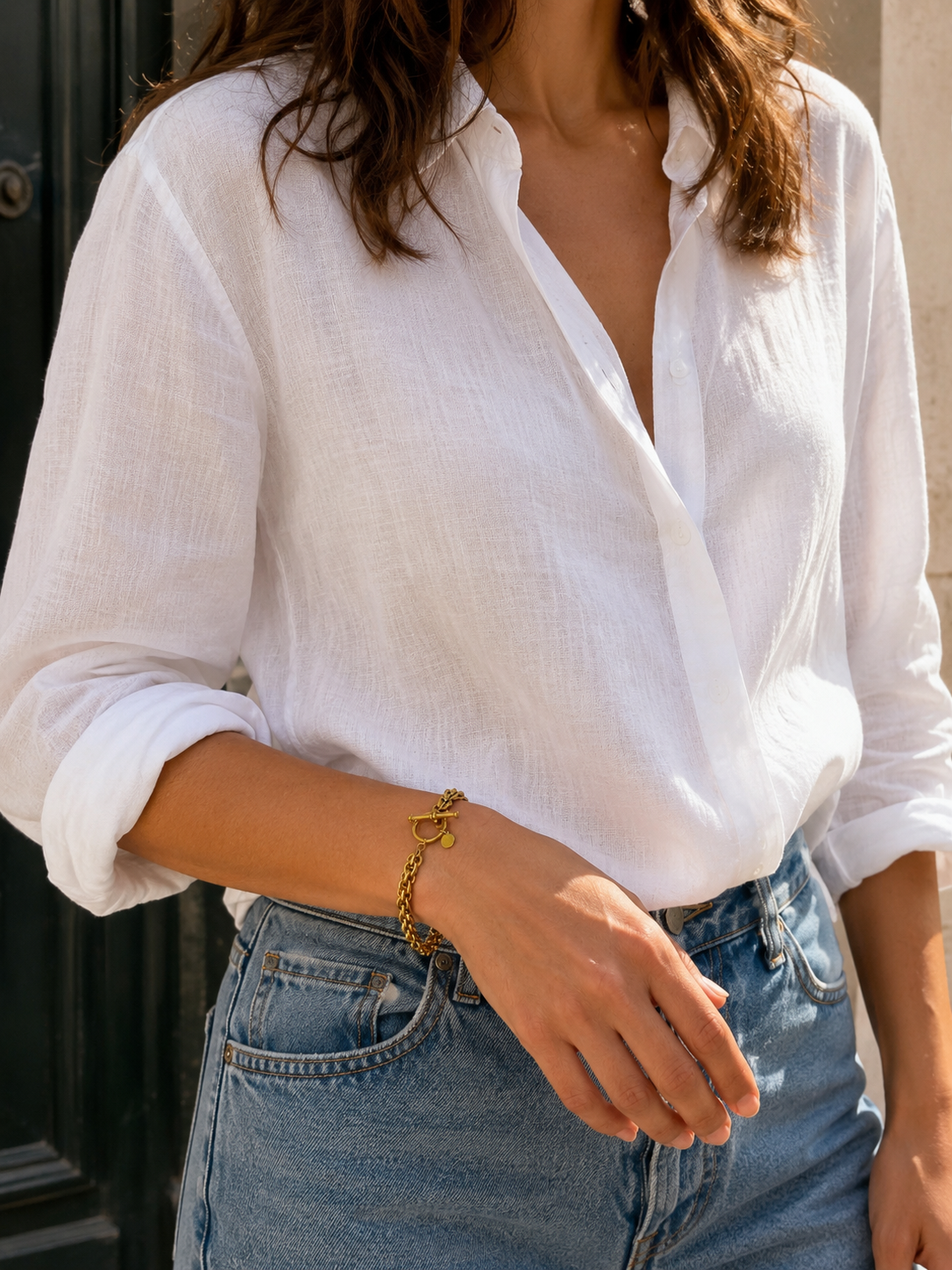 T-Bar Chain Bracelet Anisa Sojka