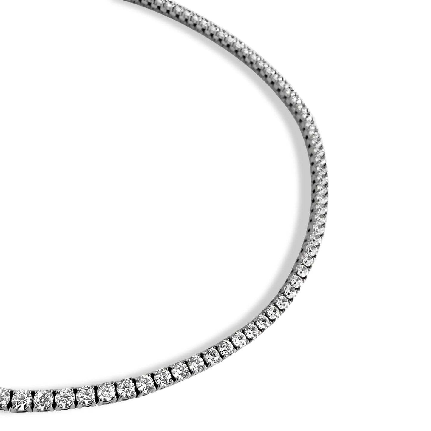 The Juliet Dainty Tennis Necklace & Earrings Set Anisa Sojka