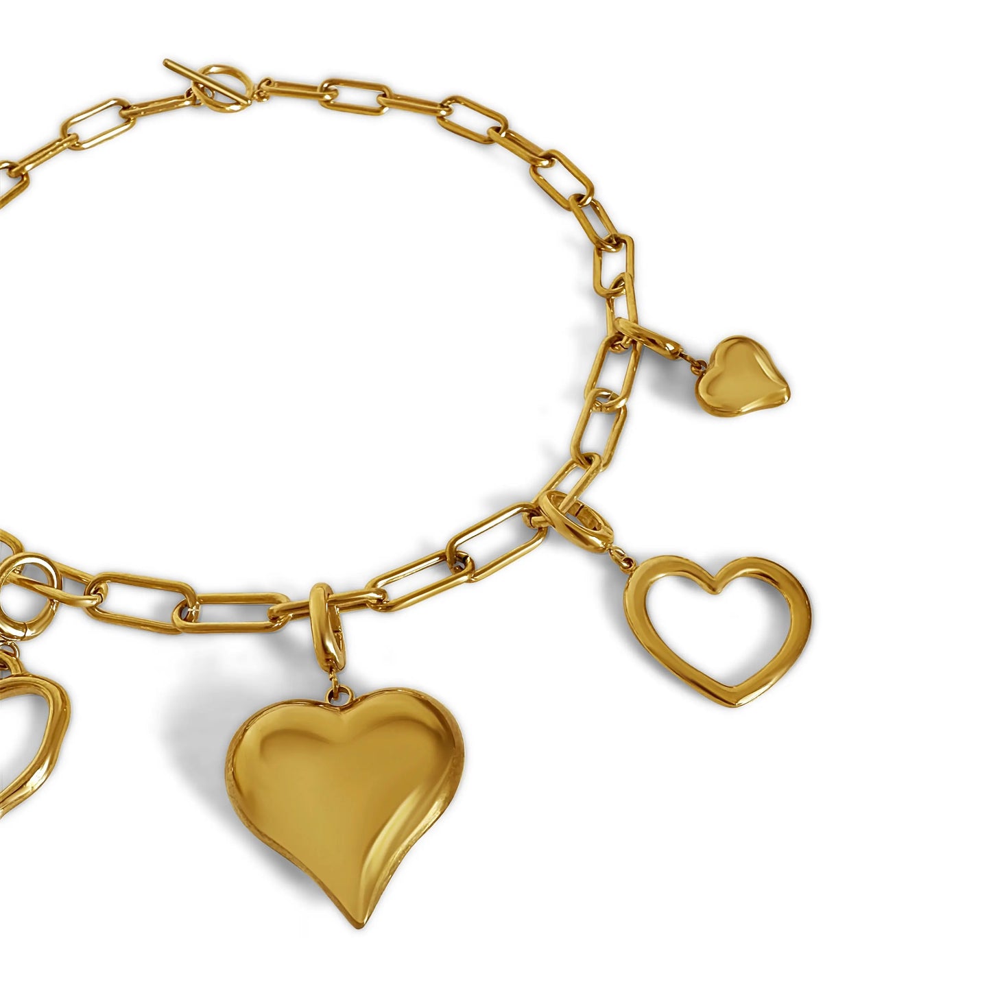 The Juliet Heart Charm Necklace Anisa Sojka