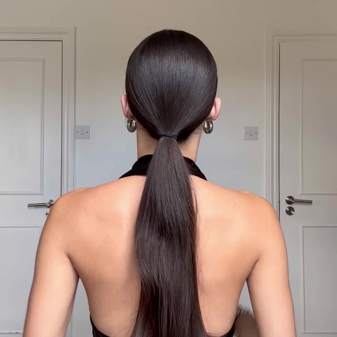 Anisa Sojka Silver Metal Hair Claw Clip Tutorial