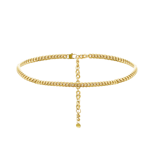 Anisa Sojka Gold Chain Link Belt