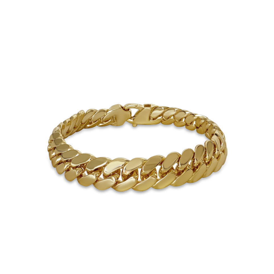 Anisa Sojka Gold Chunky Cuban Necklace