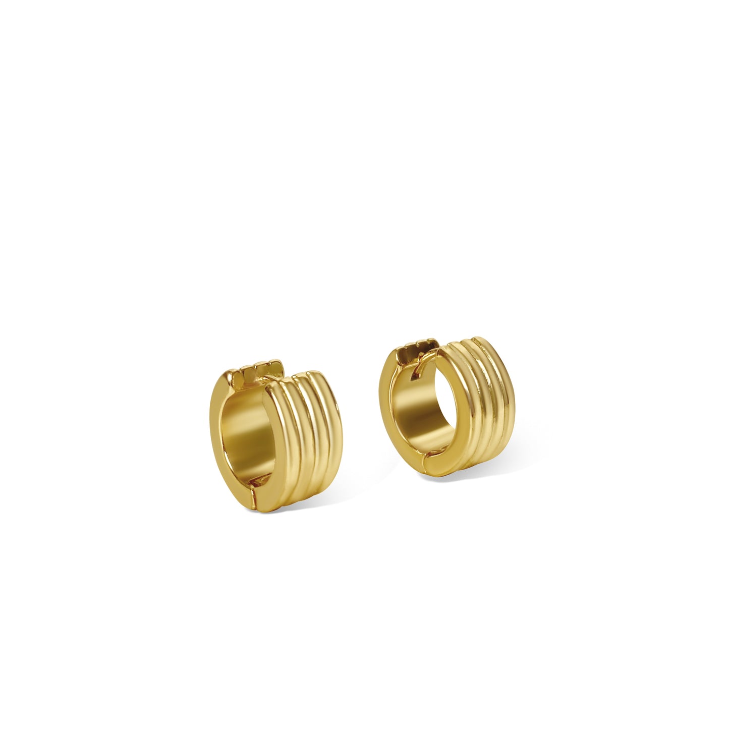 Anisa Sojka Ridge Hoop Earrings