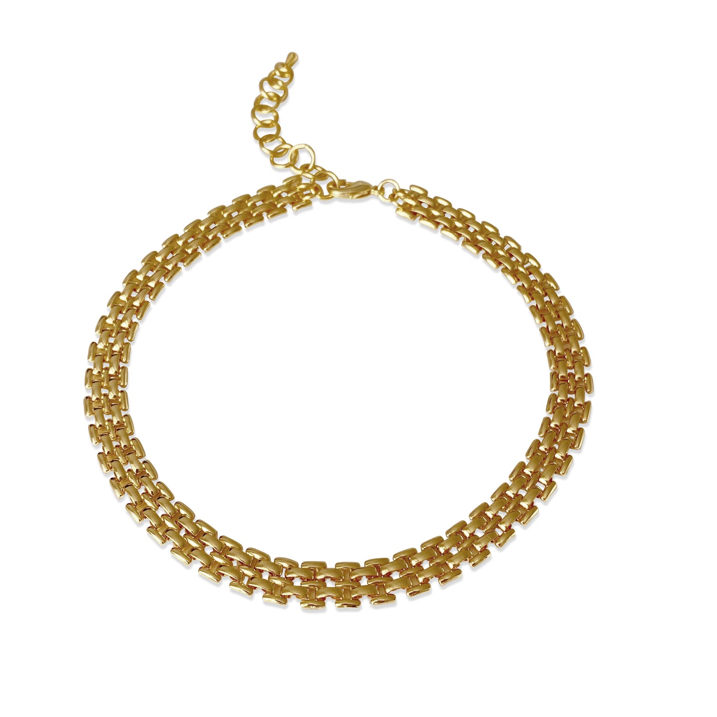 Anisa Sojka Gold Watch Band Necklace