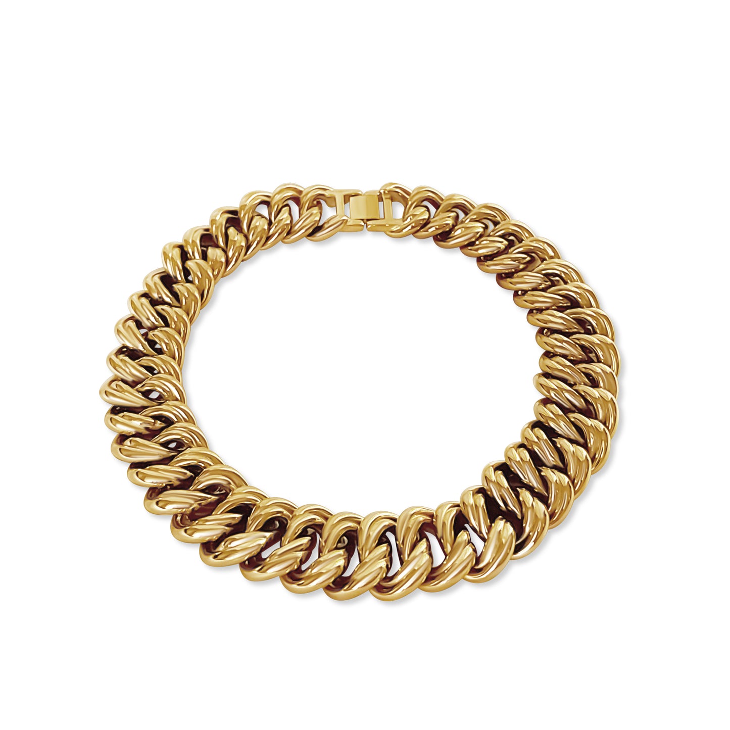 Anisa Sojka Twisted Chunky Chain Necklace