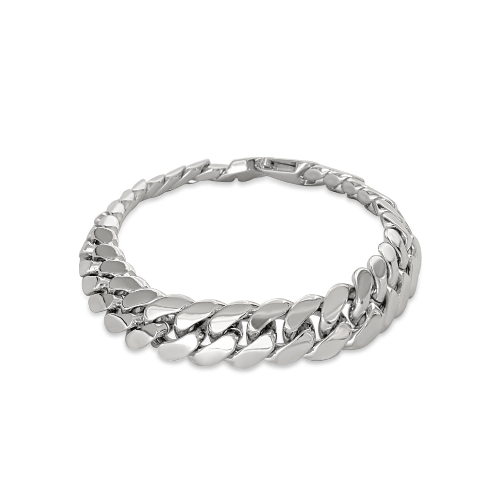 Anisa Sojka Silver Chunky Cuban Link Necklace