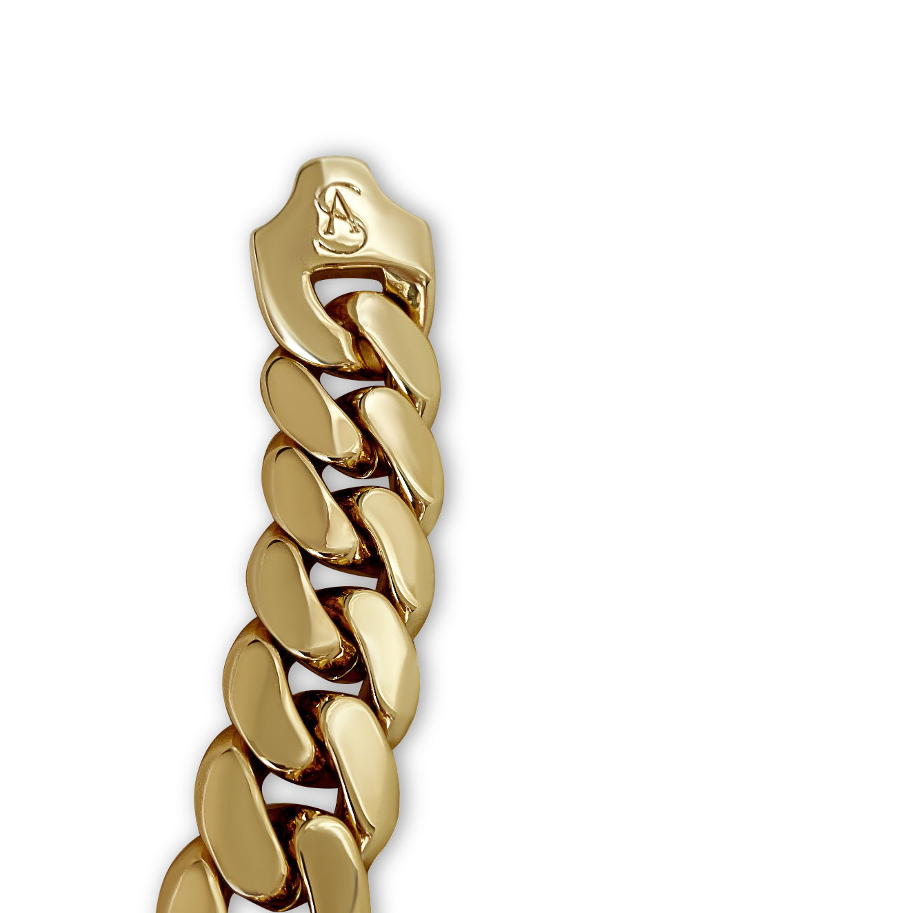 Anisa Sojka Gold Chunky Cuban Necklace