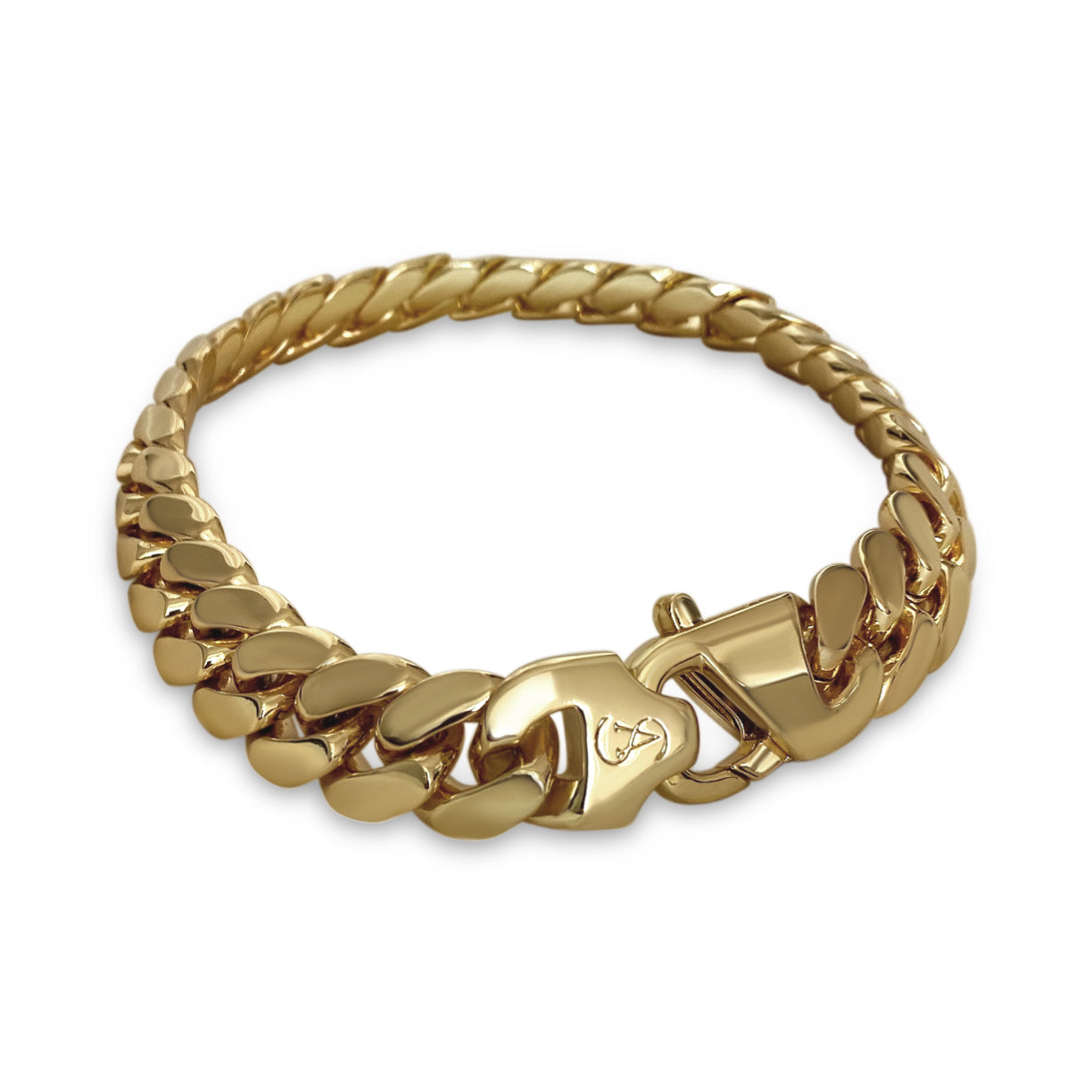 Anisa Sojka Gold Chunky Cuban Necklace