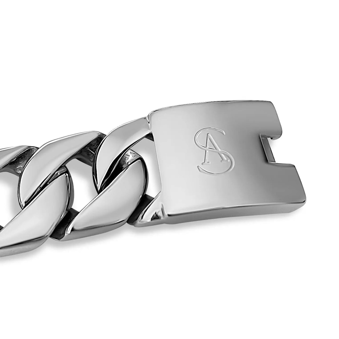 Silver Chunky Chain Bracelet Anisa Sojka