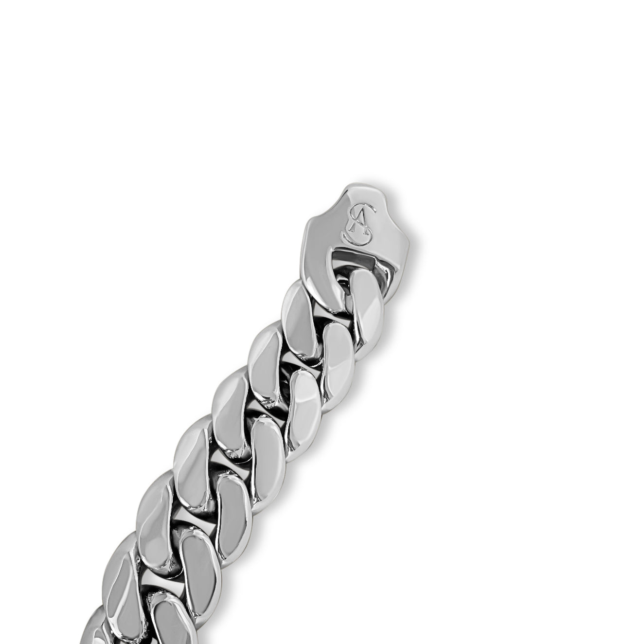 Anisa Sojka Silver Chunky Cuban Necklace