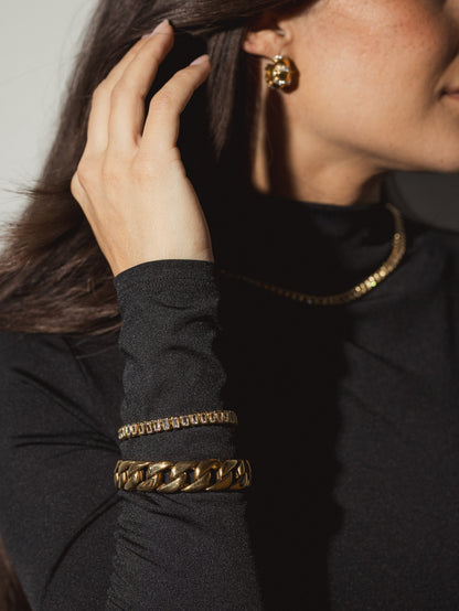 Anisa Sojka Baguette Tennis Bracelet