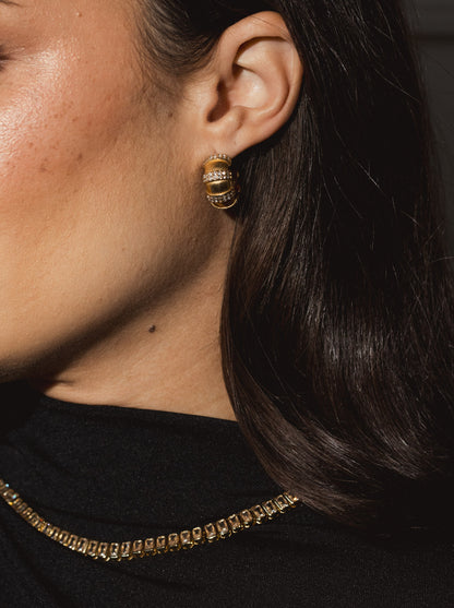 Anisa Sojka Baguette Tennis Necklace