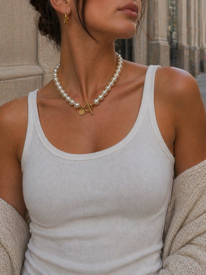 Chunky Pearl Necklace Anisa Sojka