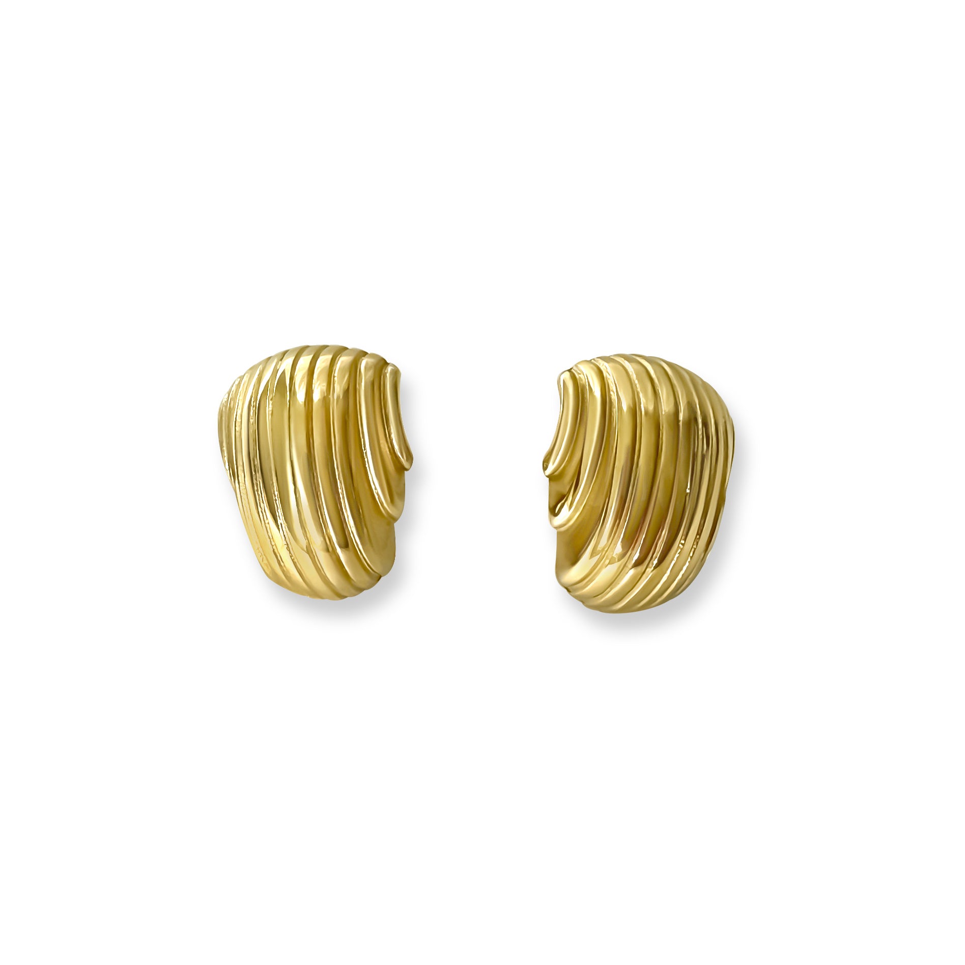 Anisa Sojka Chunky Ridge Earrings