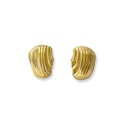 Anisa Sojka Chunky Ridge Earrings