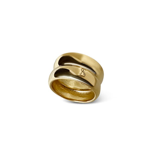 Anisa Sojka Gold Double Dome Ring