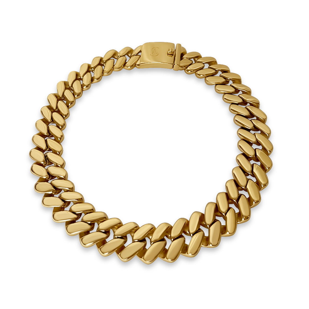 Anisa Sojka Gold Chunky Chain Link Necklace