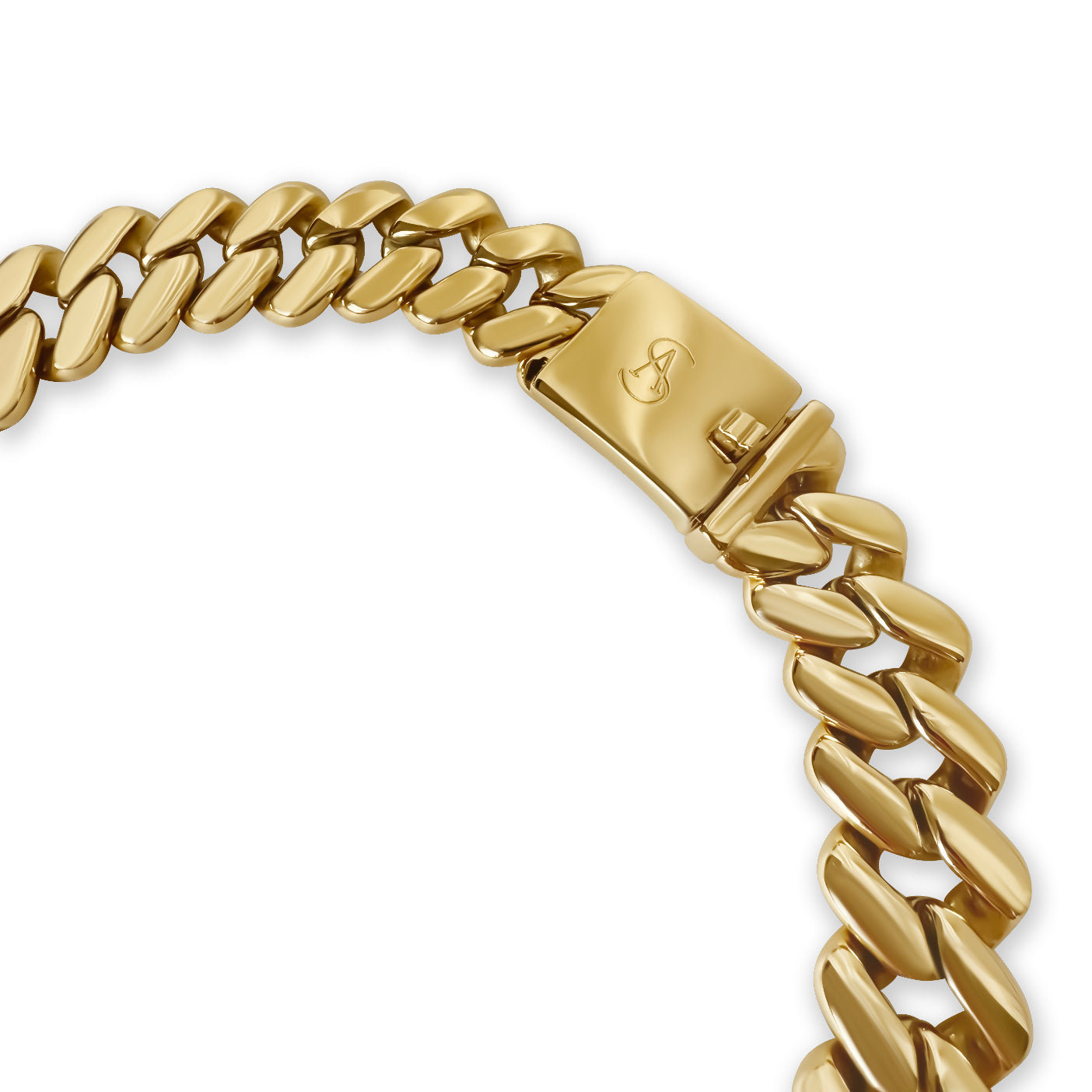 Anisa Sojka Gold Chunky Chain Link Necklace