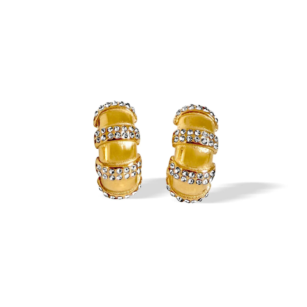 Crystal Hoop Earrings