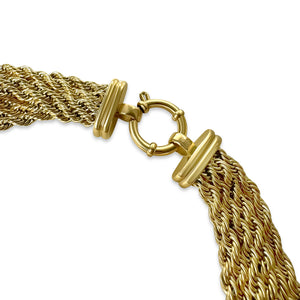 Anisa Sojka Gold Layered Rope Necklace