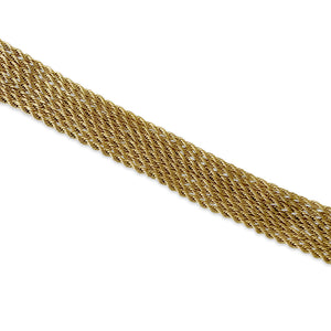 Anisa Sojka Gold Layered Rope Necklace