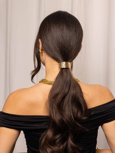Anisa Sojka Gold Metal Hair Tie